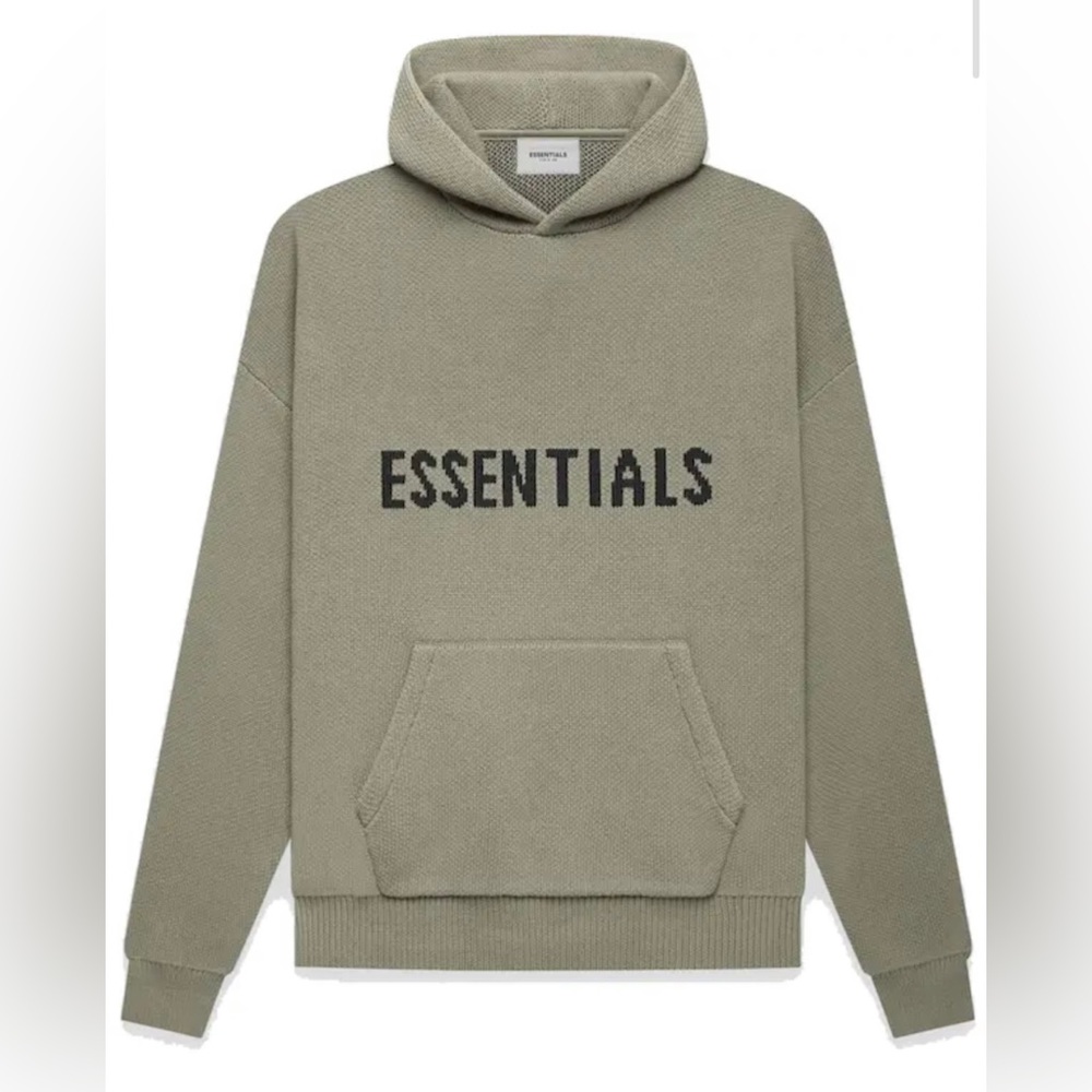 Fear Of God ESSENTIALS Knit Pullover Hoodie XL